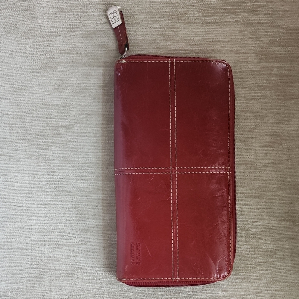Giani Bernini Cherry Red Leather Accessory